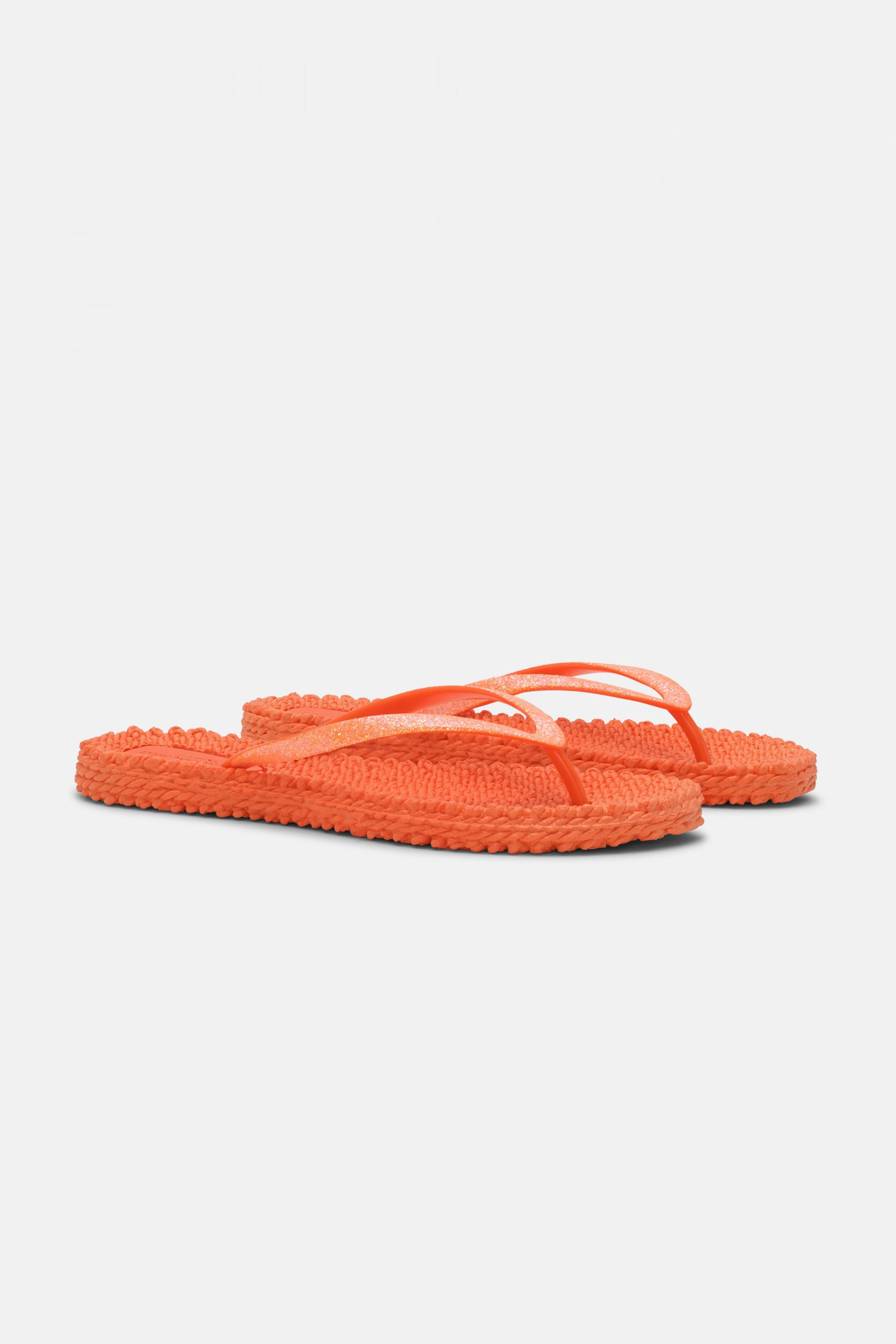 Slippers met glitter CHEERFUL01 | Hot Orange | Flip Flop | Ilse Jacobsen