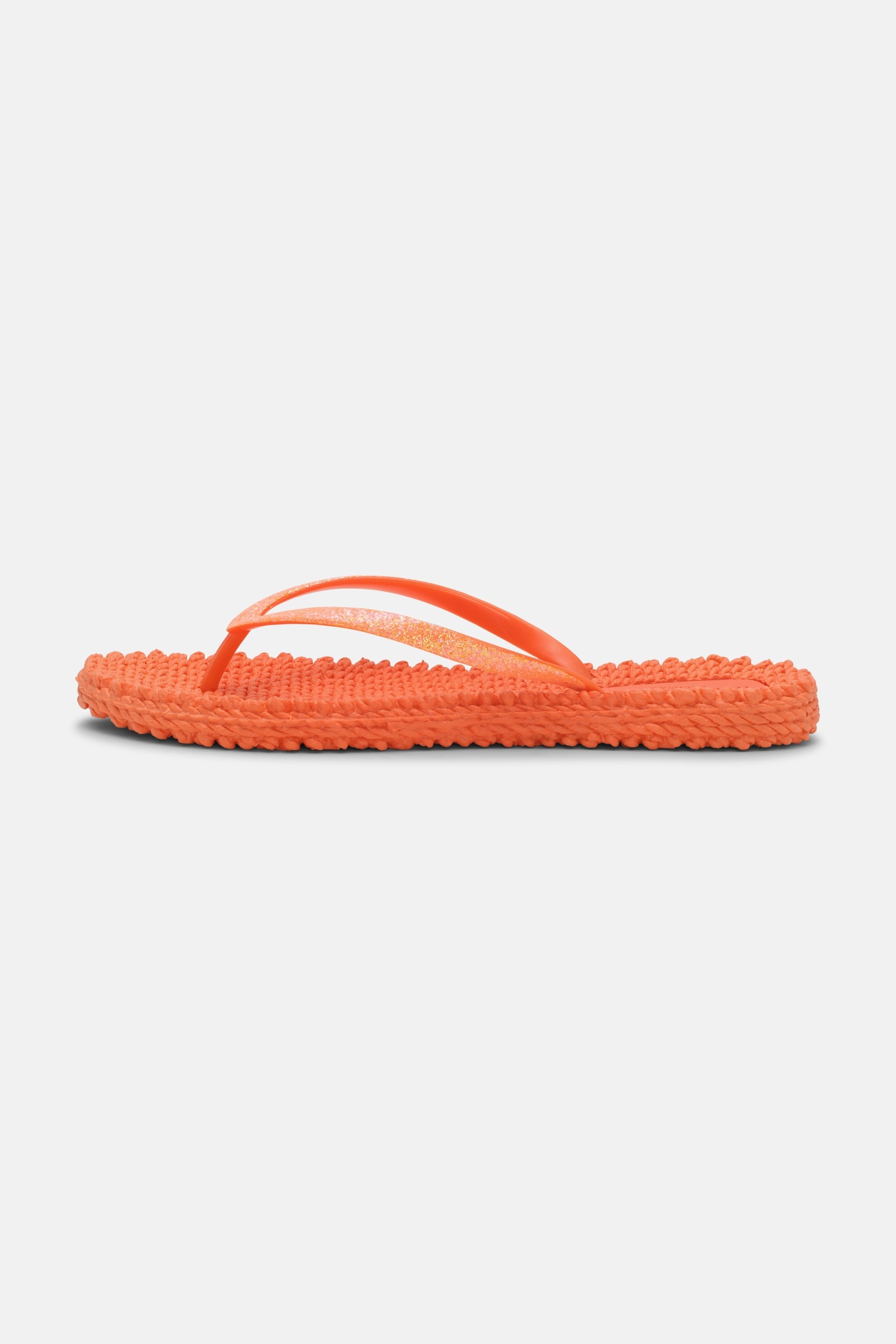 Slippers met subtiele glitter CHEERFUL01 | Hot Orange | Flip Flop | Ilse Jacobsen