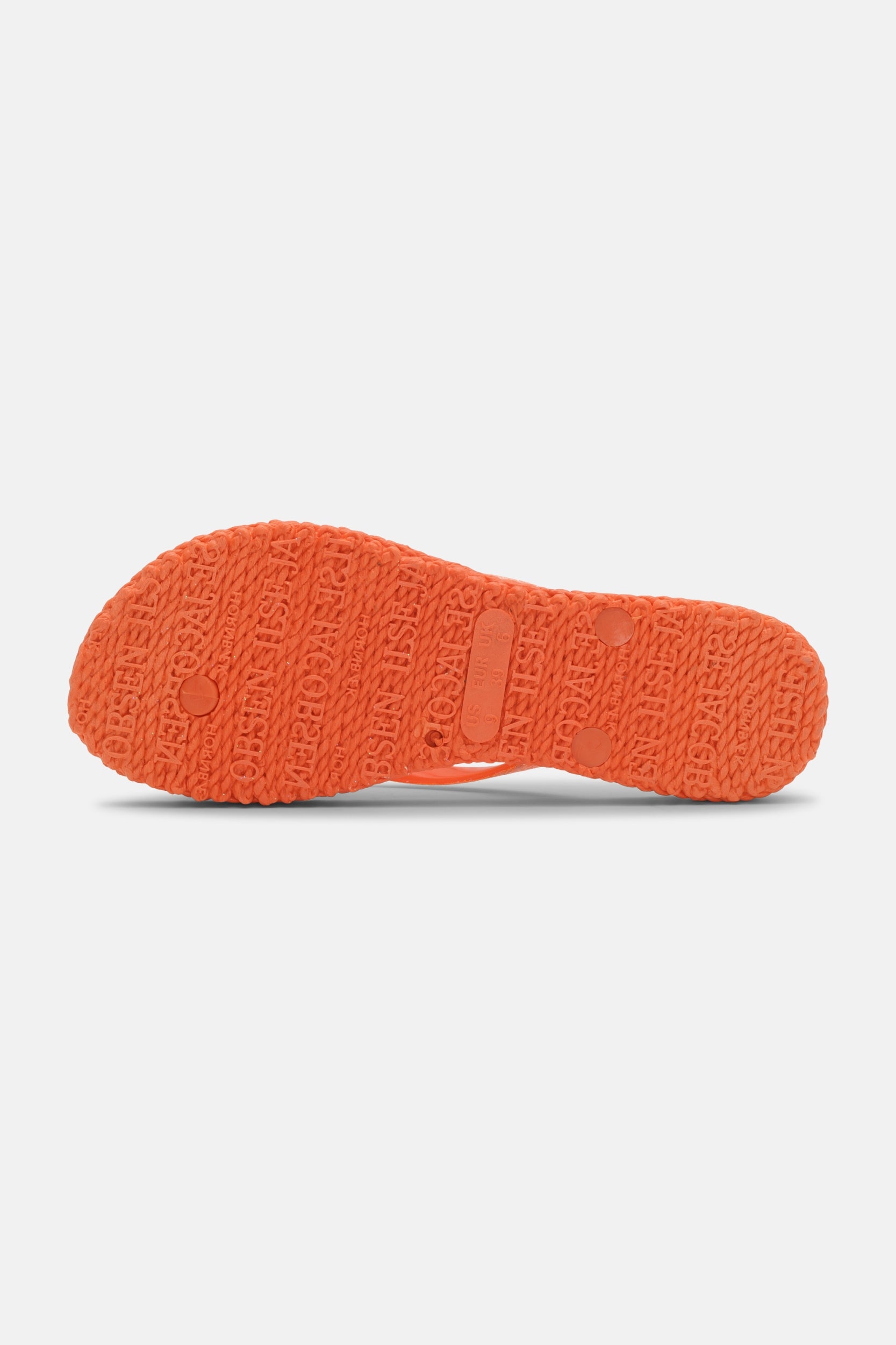 Slippers met subtiele glitter CHEERFUL01 | Hot Orange | Flip Flop | Ilse Jacobsen