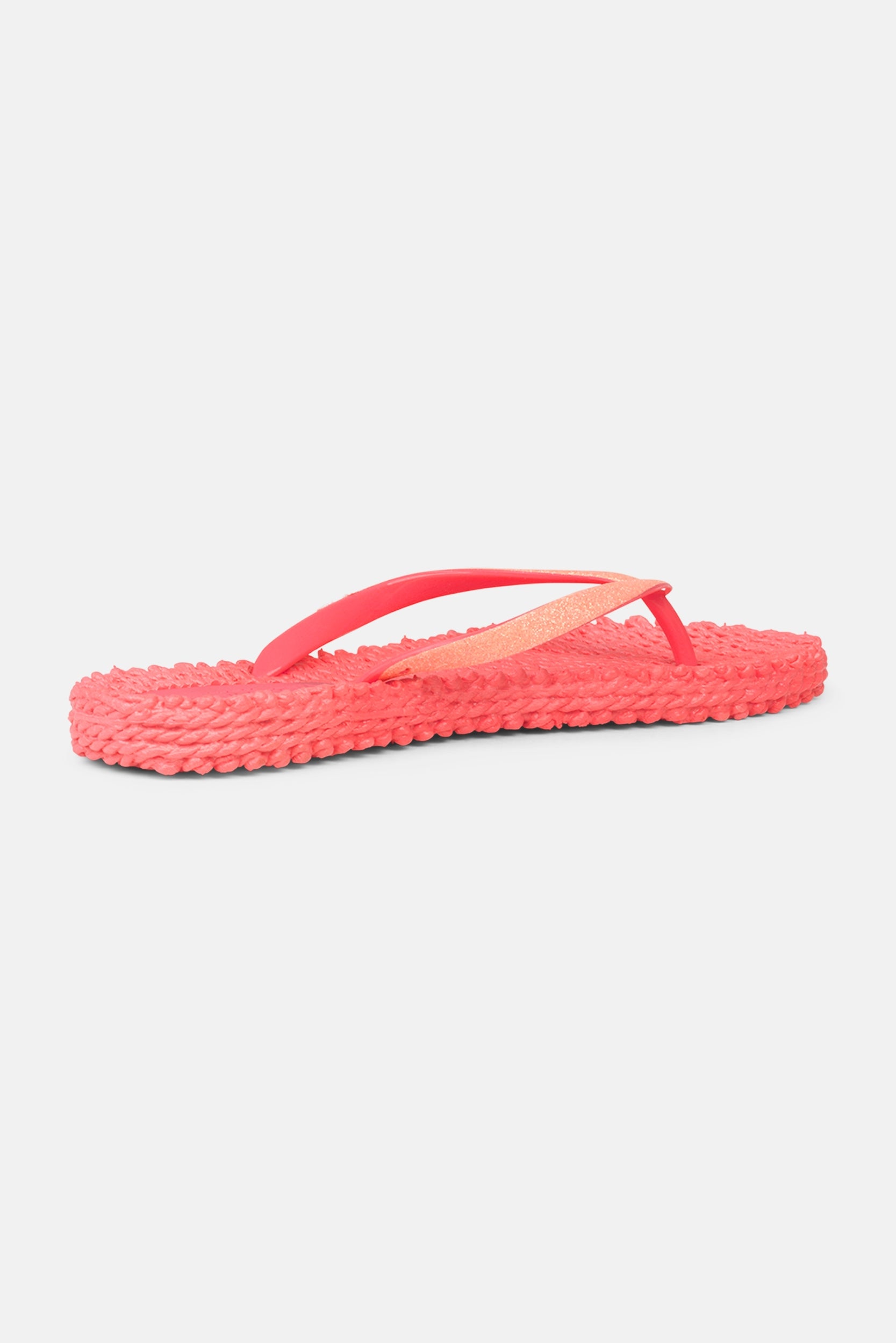 Slippers met subtiele glitter CHEERFUL01 | Indian Red | Flip Flop | Ilse Jacobsen