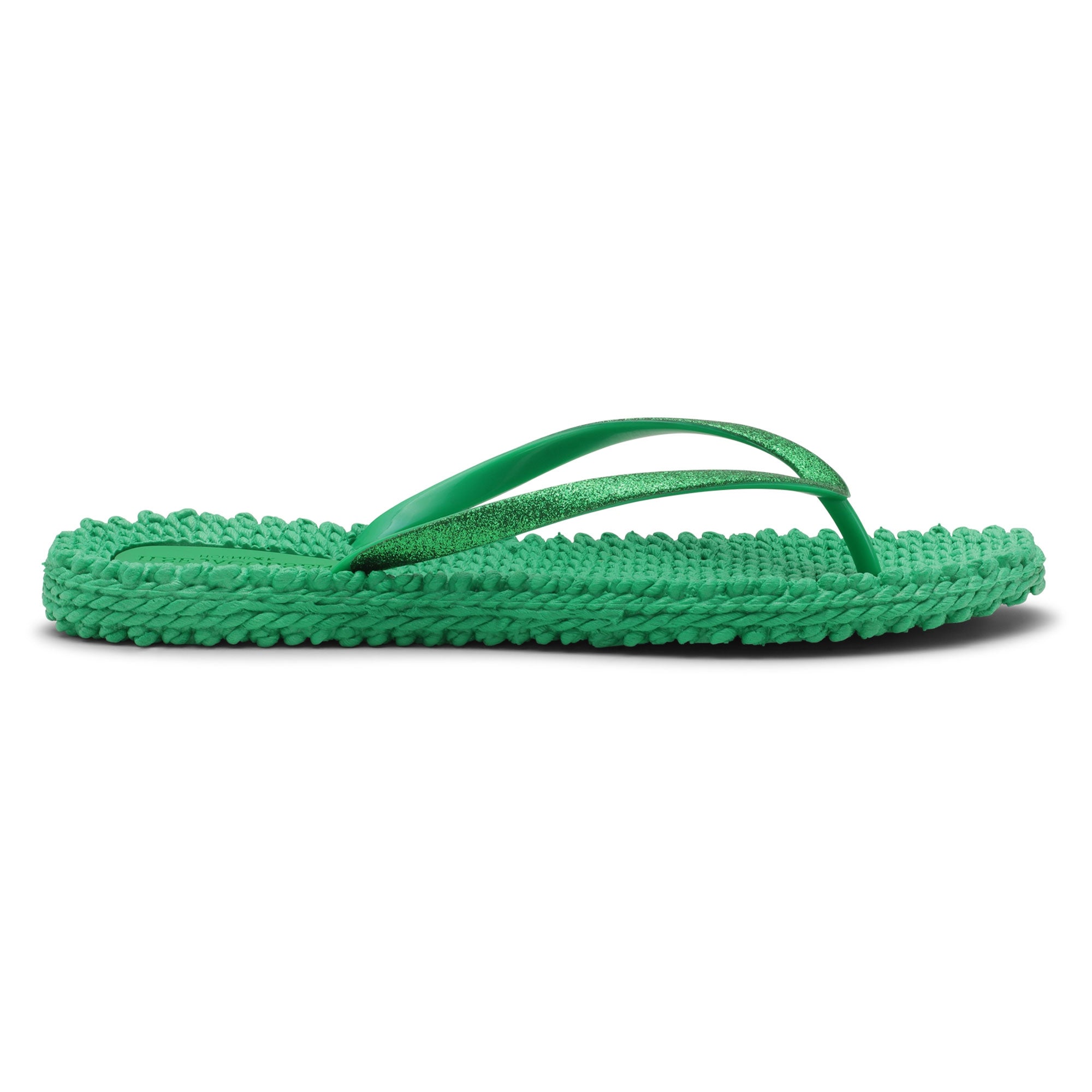Slippers met glitter CHEERFUL01 | Fern Green | Flip Flop | Ilse Jacobsen