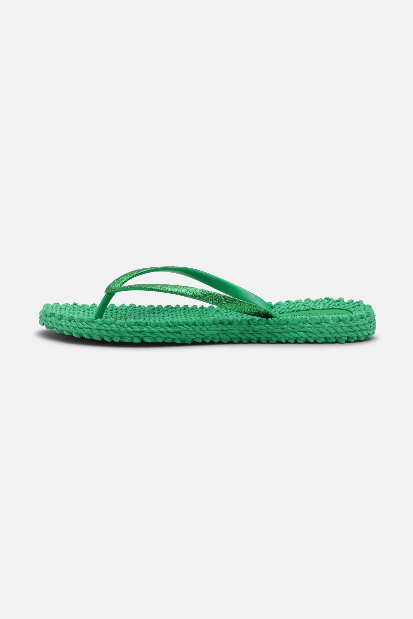 Slippers met subtiele glitter CHEERFUL01 | Fern Green | Flip Flop | Ilse Jacobsen