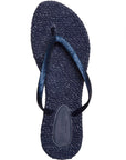 Slippers met glitter CHEERFUL01 - 620 Indigo | Indigo | Flip Flop | Ilse Jacobsen