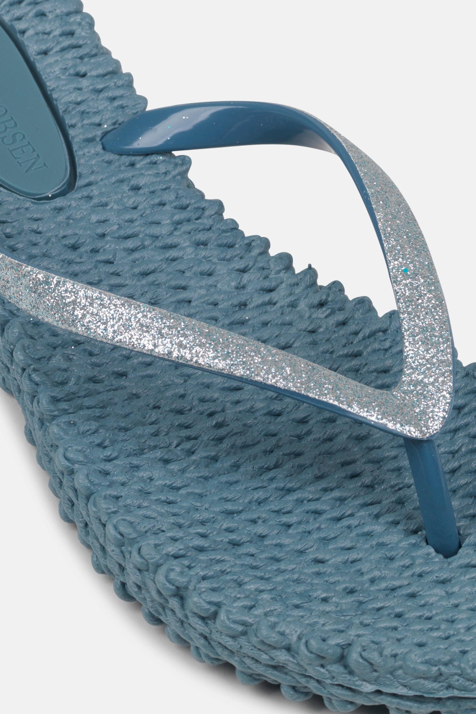Slippers met subtiele glitter CHEERFUL01 | Lichen Blue | Flip Flop | Ilse Jacobsen