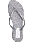 Slipper met glitter CHEERFUL01 - 710 Silver | Silver | Flip Flop | Ilse Jacobsen