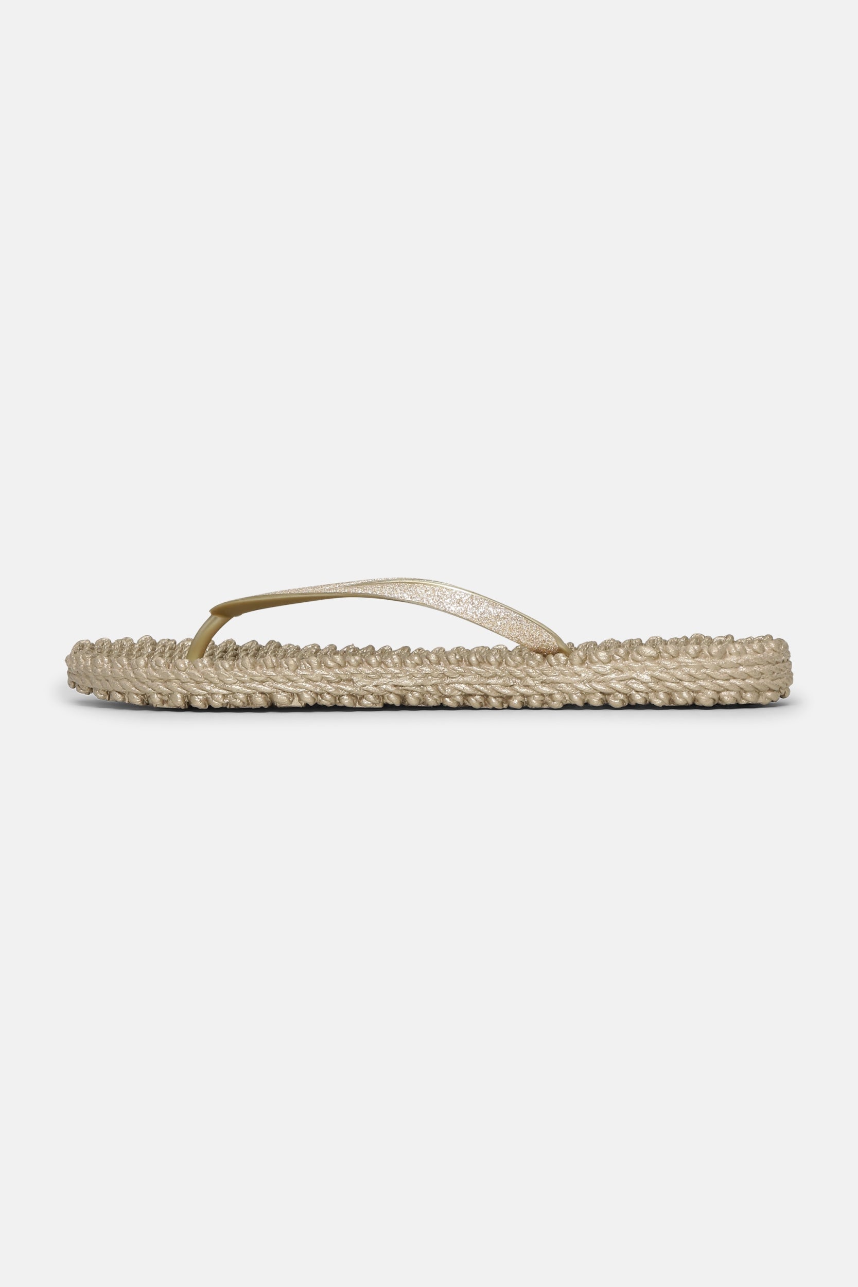 Slippers met subtiele glitter CHEERFUL01 | Platin | Flip Flop | Ilse Jacobsen