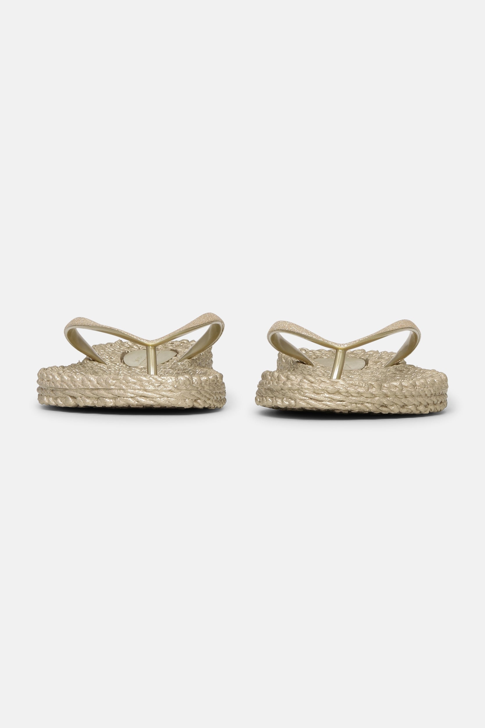 Slippers met subtiele glitter CHEERFUL01 | Platin | Flip Flop | Ilse Jacobsen