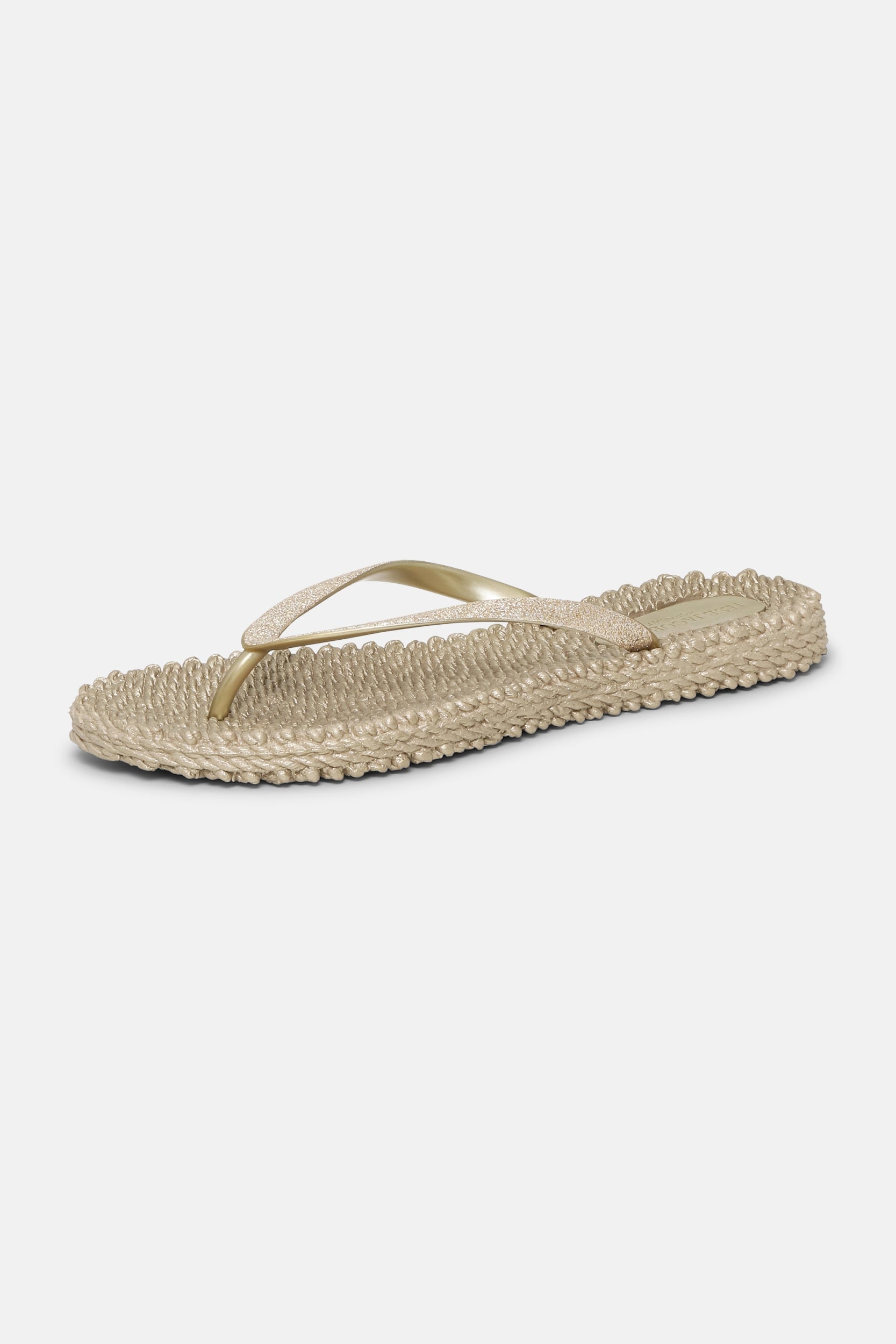 Slippers met subtiele glitter CHEERFUL01 | Platin | Flip Flop | Ilse Jacobsen