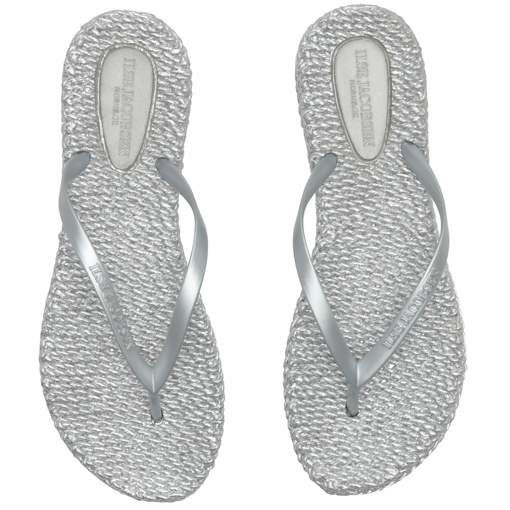 Slippers CHEERFUL02 | Silver | Flip Flop | Ilse Jacobsen