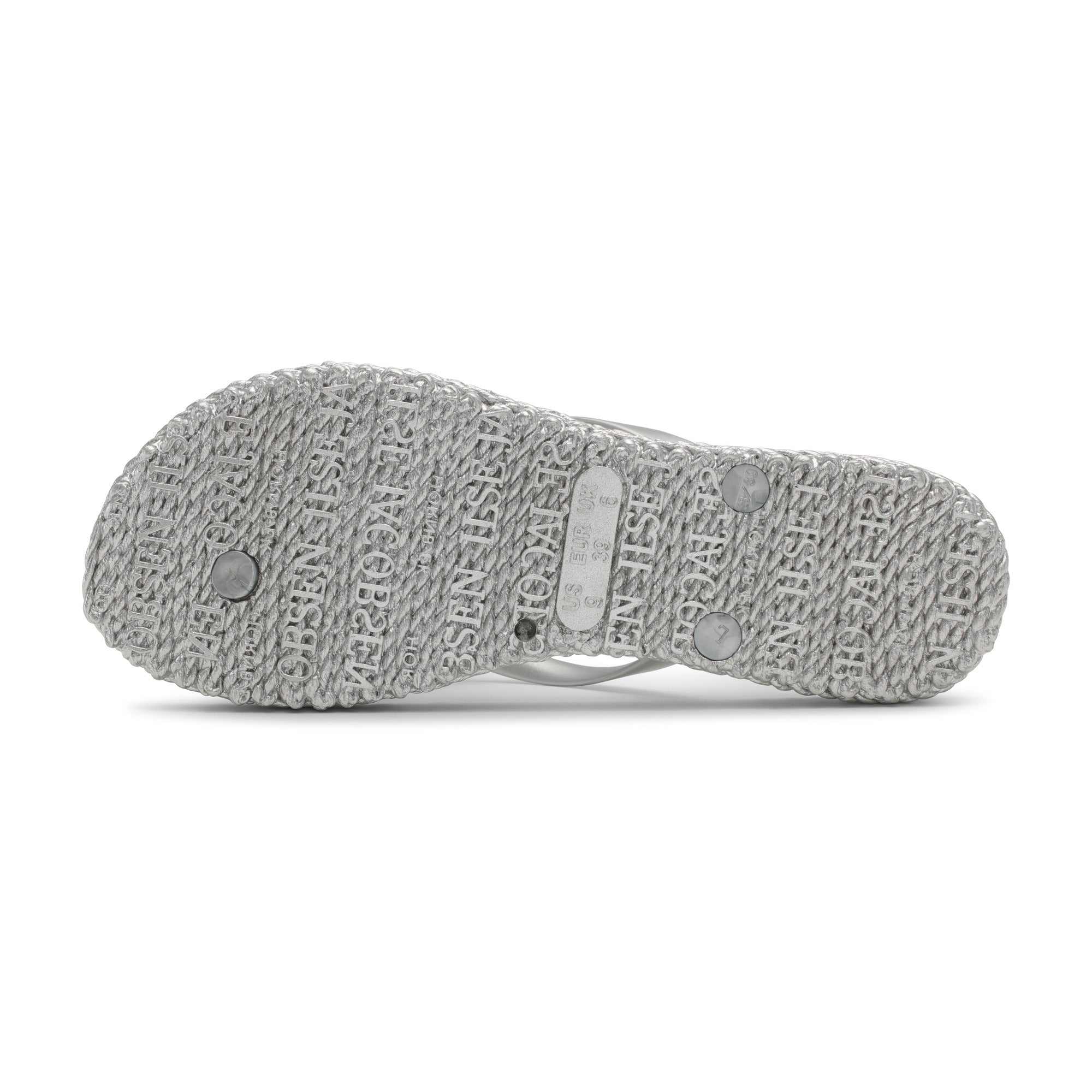 Slippers CHEERFUL02 | Silver | Flip Flop | Ilse Jacobsen