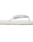 Slippers met glitter CHEERFUL03G | Creme | Flip Flop | Ilse Jacobsen