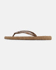 Slippers met glitter CHEERFUL03G - Mocca | Mocca | Flip Flop | Ilse Jacobsen