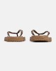 Slippers met glitter CHEERFUL03G - Mocca | Mocca | Flip Flop | Ilse Jacobsen