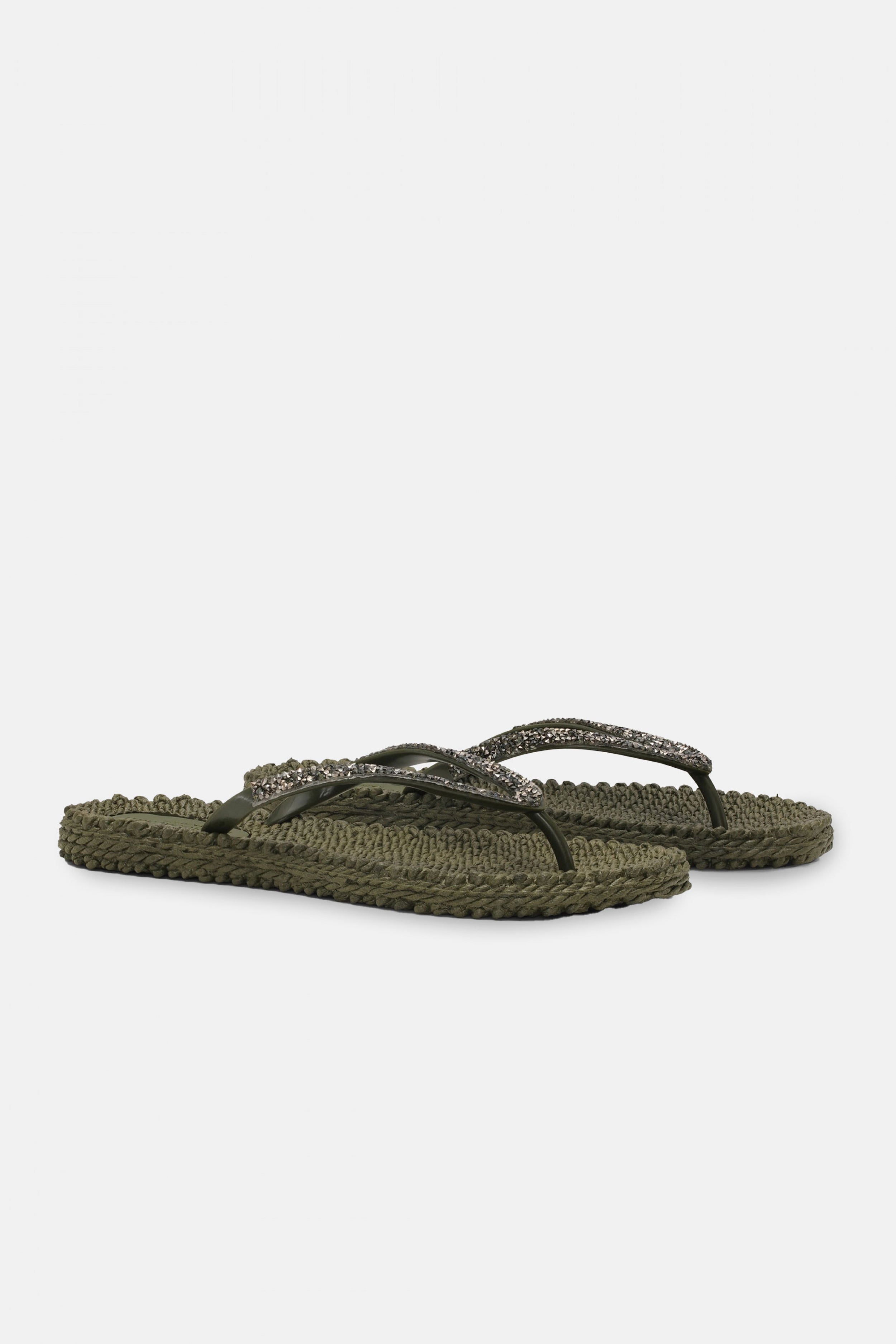 Slippers met glitter CHEERFUL03G | Army | Flip Flop | Ilse Jacobsen