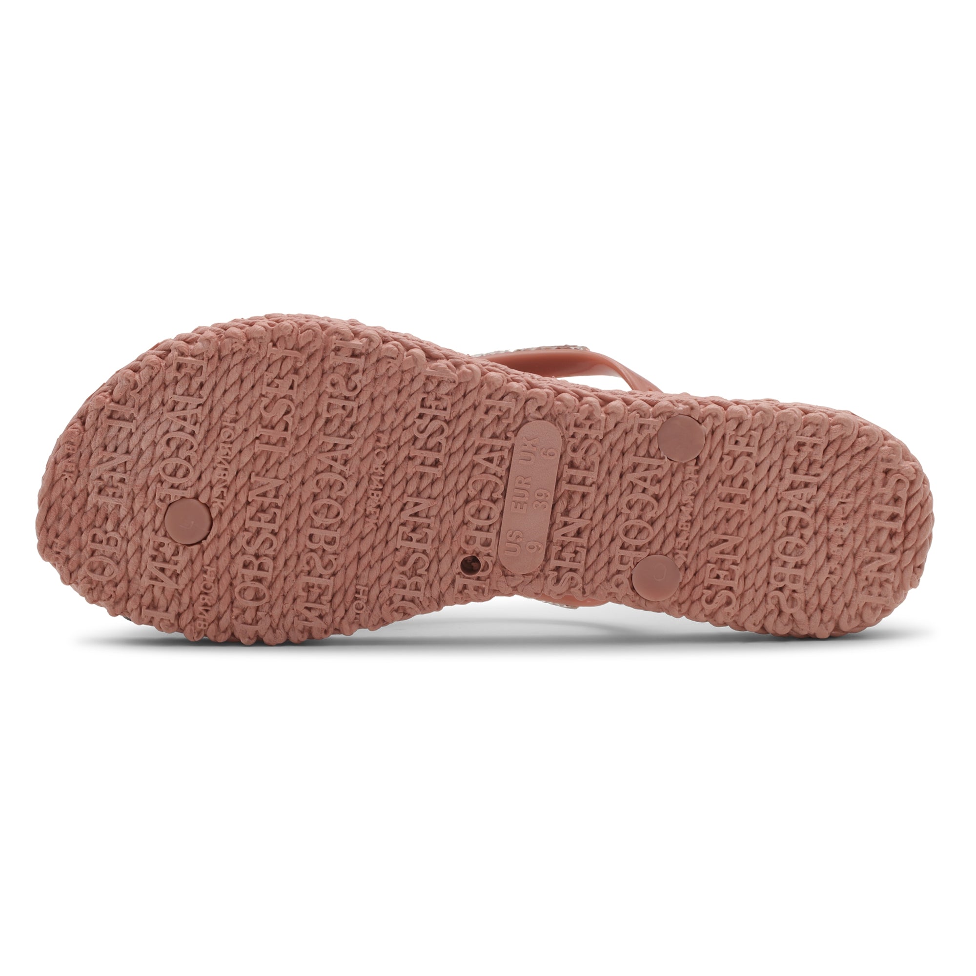 Slippers met glitter CHEERFUL03G | Misty Rose | Flip Flop | Ilse Jacobsen