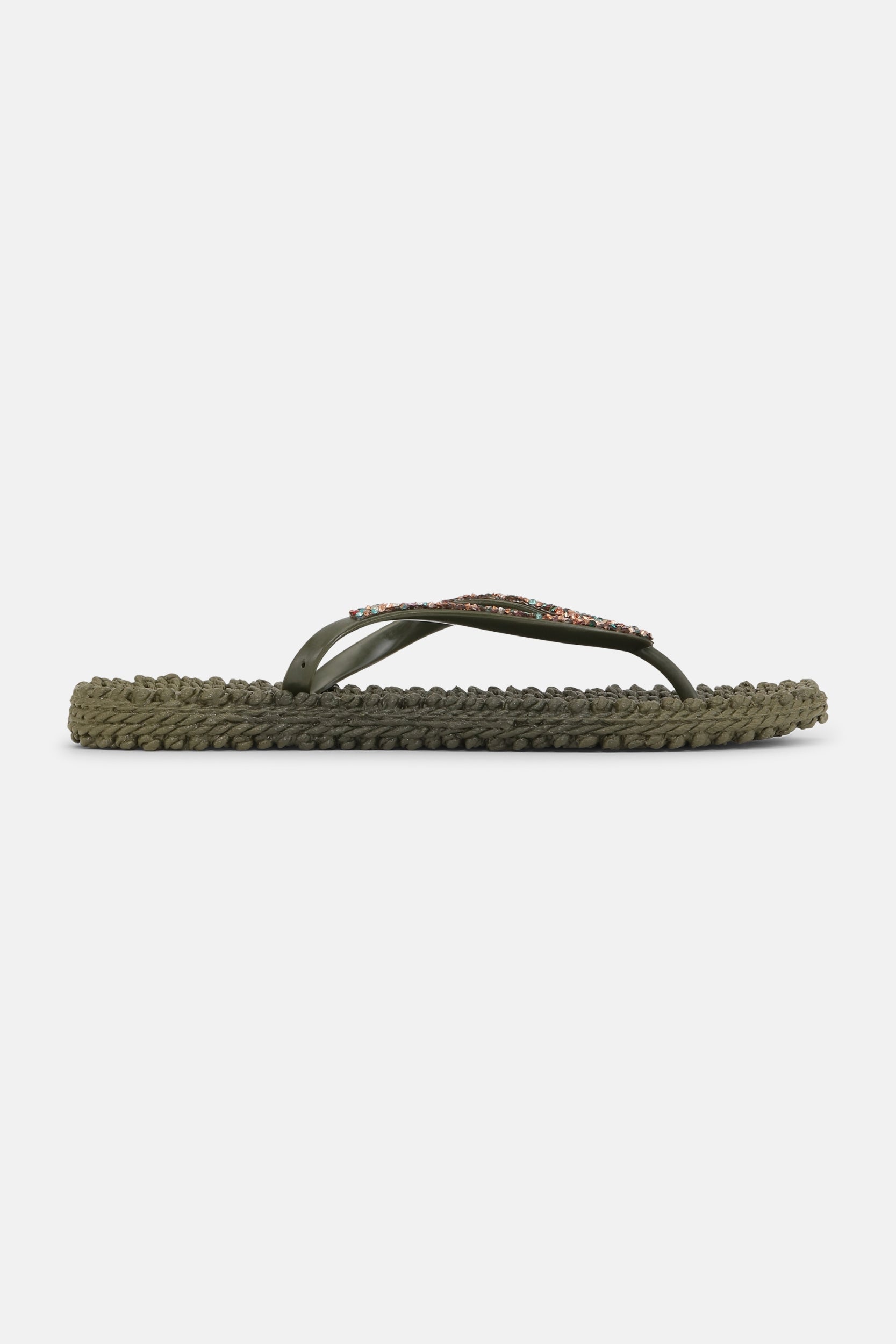 Slippers met strassteentjes CHEERFUL03M | Army | Shoes | Ilse Jacobsen