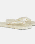 Slippers met satijnen band CHEERFUL06 - 114 Winter White | Winter White | Flip Flop | Ilse Jacobsen