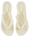 Slippers met satijnen band CHEERFUL06 - 114 Winter White | Winter White | Flip Flop | Ilse Jacobsen
