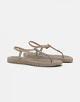 Slippers met enkelband en glitter CHEERFUL10G | Atmosphere | Flip Flop | Ilse Jacobsen