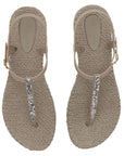 Slippers met enkelband en glitter CHEERFUL10G | Atmosphere | Flip Flop | Ilse Jacobsen