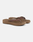 Slippers met lichte plateauzool CHEERFUL13 - 248 Mocca | Mocca | Flip Flop | Ilse Jacobsen