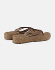 Slippers met lichte plateauzool CHEERFUL13 - 248 Mocca | Mocca | Flip Flop | Ilse Jacobsen