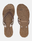 Slippers met lichte plateauzool CHEERFUL13 - 248 Mocca | Mocca | Flip Flop | Ilse Jacobsen