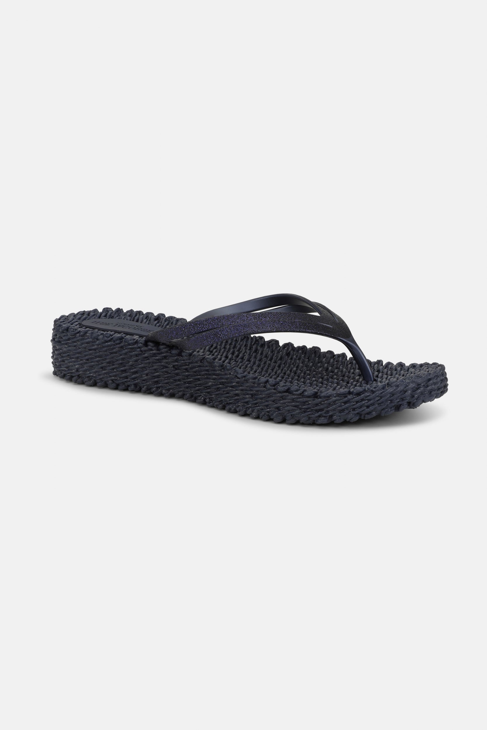 Slippers met lichte plateauzool CHEERFUL13 | Indigo | Flip Flop | Ilse Jacobsen