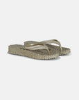 Slippers met lichte plateauzool CHEERFUL13 - 780 Platin | Platin | Flip Flop | Ilse Jacobsen