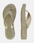 Slippers met lichte plateauzool CHEERFUL13 - 780 Platin | Platin | Flip Flop | Ilse Jacobsen