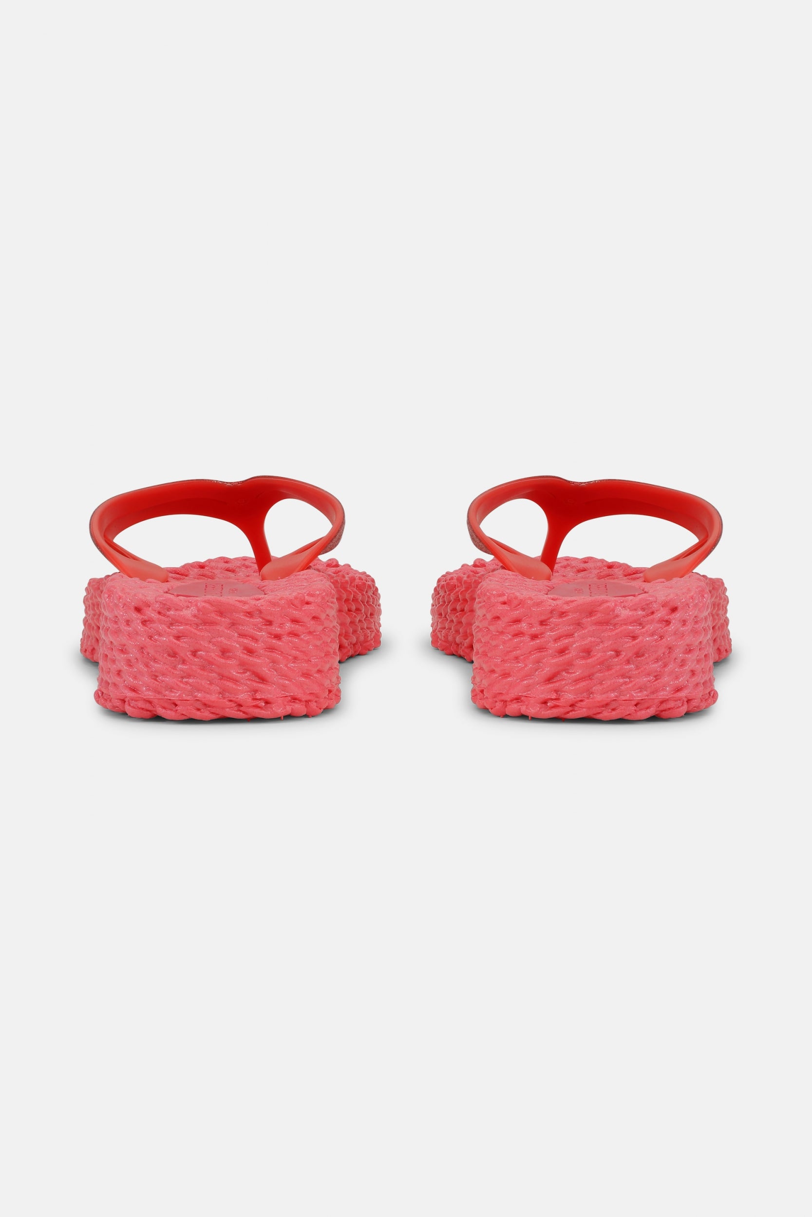 Slippers met lichte plateauzool CHEERFUL13 | Raspberry | Flip Flop | Ilse Jacobsen