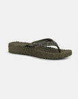 Slippers met lichte plateauzool CHEERFUL15 - 410 Army | Army | Flip Flop | Ilse Jacobsen