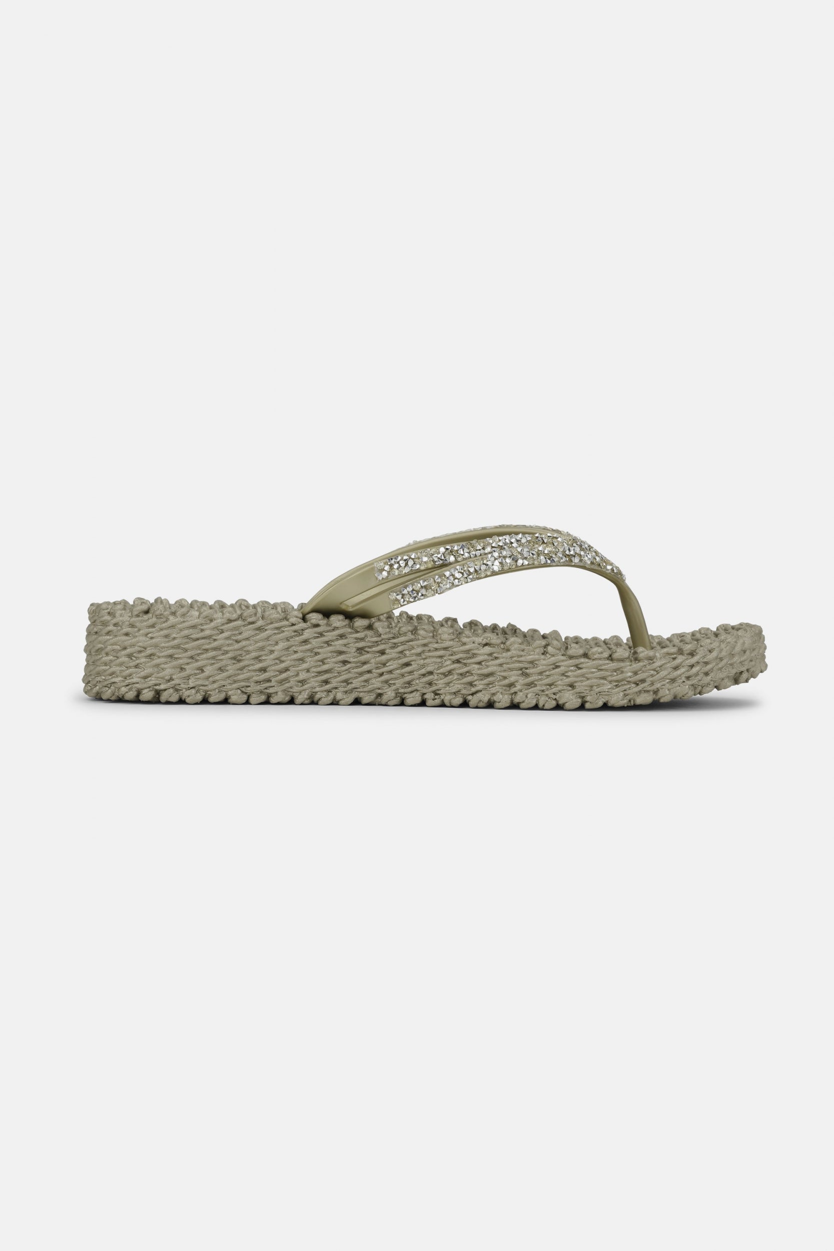 Slippers met lichte plateauzool CHEERFUL15 | Platin | Flip Flop | Ilse Jacobsen