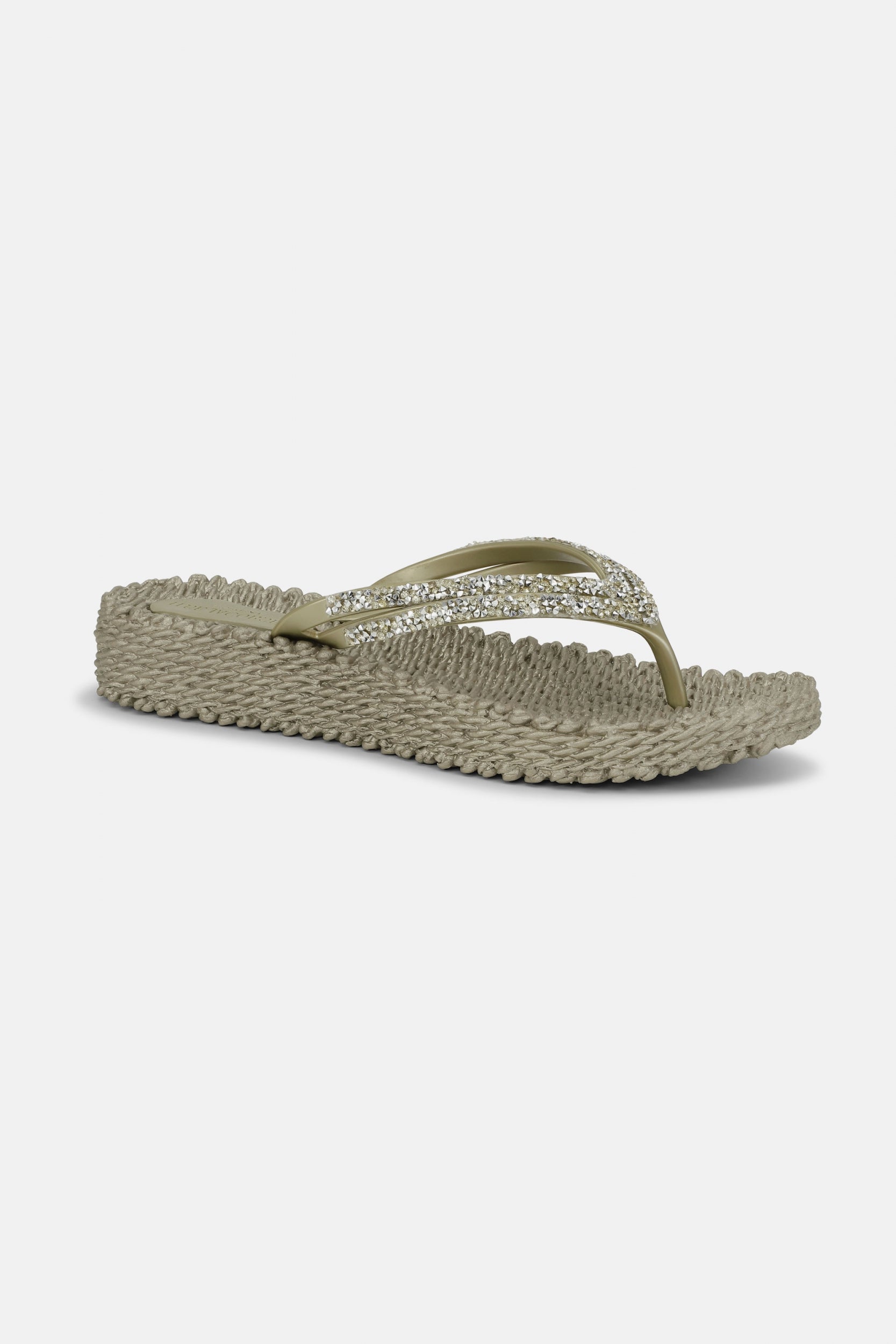 Slippers met lichte plateauzool CHEERFUL15 | Platin | Flip Flop | Ilse Jacobsen