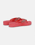 Slippers met lichte plateauzool CHEERFUL15 - 890 Raspberry | Raspberry | Flip Flop | Ilse Jacobsen
