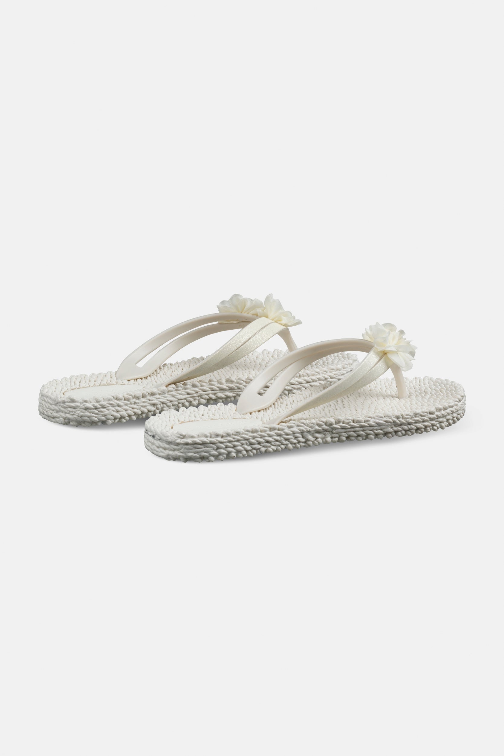 Slippers met Bloemen CHEERFUL18F | Creme | Shoes | Ilse Jacobsen
