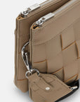 Gevlochten Crossbody CHIP02 | Greige | Bag | Ilse Jacobsen