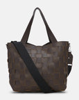 Grote Crossbody Tas CHIP11 | Chocolate Brown | Bag | Ilse Jacobsen