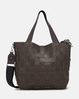 Grote Crossbody Tas CHIP11 | Chocolate Brown | Bag | Ilse Jacobsen