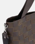 Grote Crossbody Tas CHIP11 | Chocolate Brown | Bag | Ilse Jacobsen