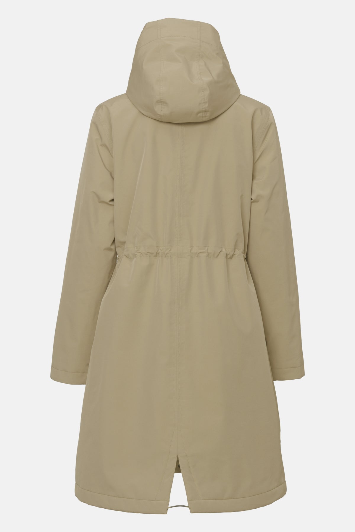 Gevoerde regenparka DASHRAIN01 | Greige | Jacket | Ilse Jacobsen