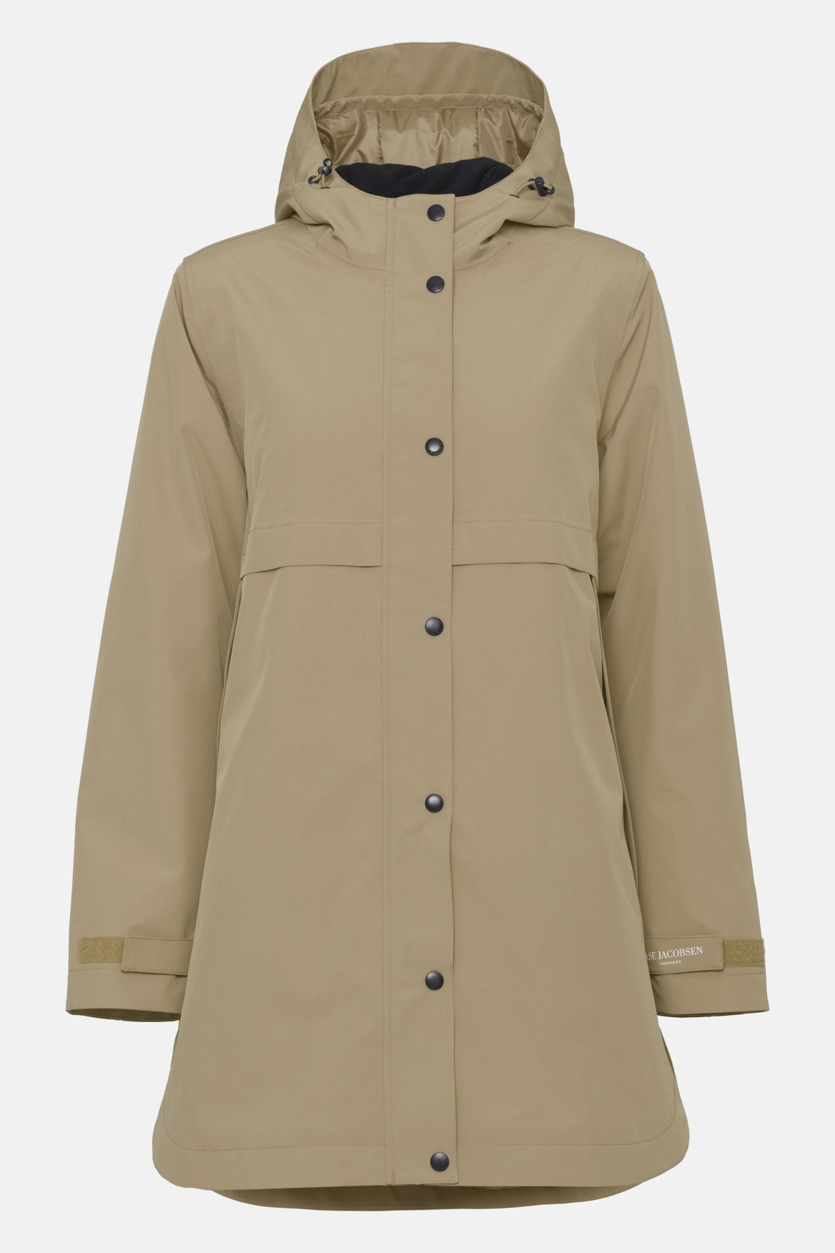 Gevoerde regenjas DASHRAIN02 | Greige | Jacket | Ilse Jacobsen