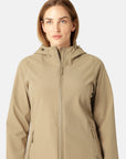 Softshell Regenjas DAYBREAK01B | Greige | Coat | Ilse Jacobsen
