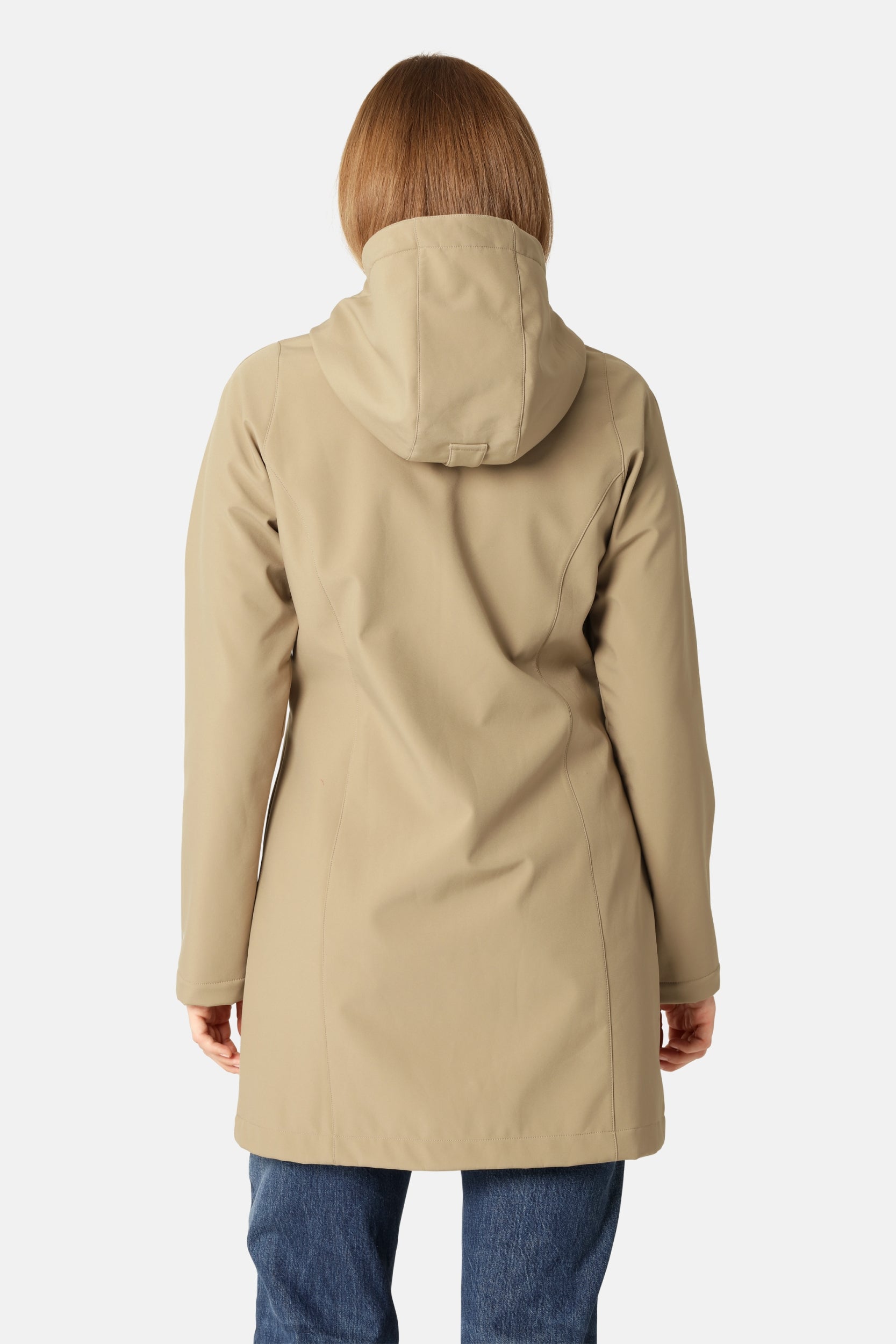 Softshell Regenjas DAYBREAK01B | Greige | Coat | Ilse Jacobsen