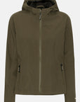 Softshell Regenjas DAYBREAK02 - 410 Army | Army | Raincoat | Ilse Jacobsen