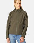 Softshell Regenjas DAYBREAK02 - 410 Army | Army | Raincoat | Ilse Jacobsen