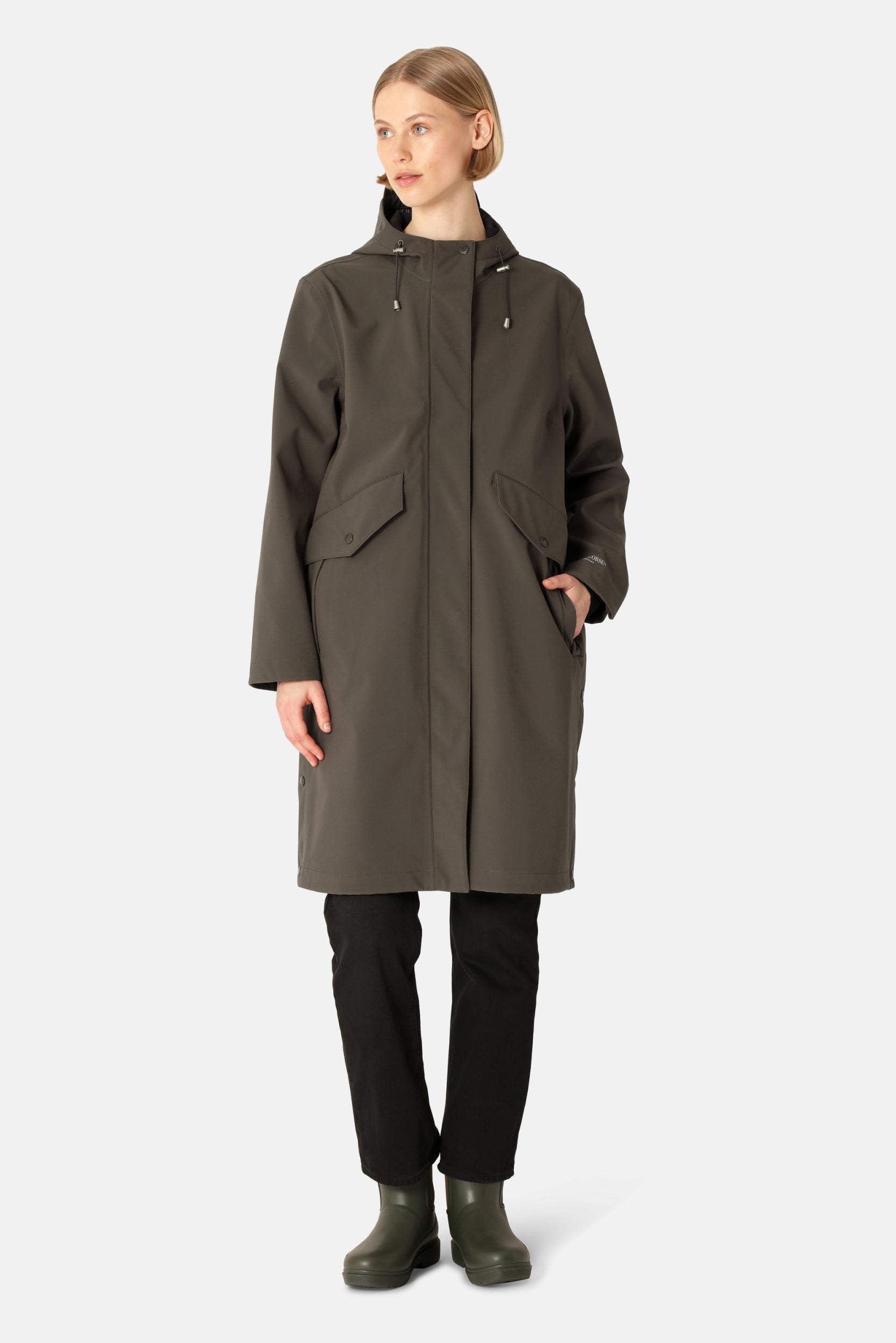 Lange Softshell Regenjas DAYBREAK03 | Wren | Raincoat | Ilse Jacobsen