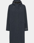 Lange Softshell Regenjas DAYBREAK03 - 660 Dark Indigo | Dark Indigo | Raincoat | Ilse Jacobsen