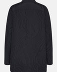 Kort Gewatteerd Jack met Ribboord DUNE02 - 660 Dark Indigo | Dark Indigo | Jacket | Ilse Jacobsen