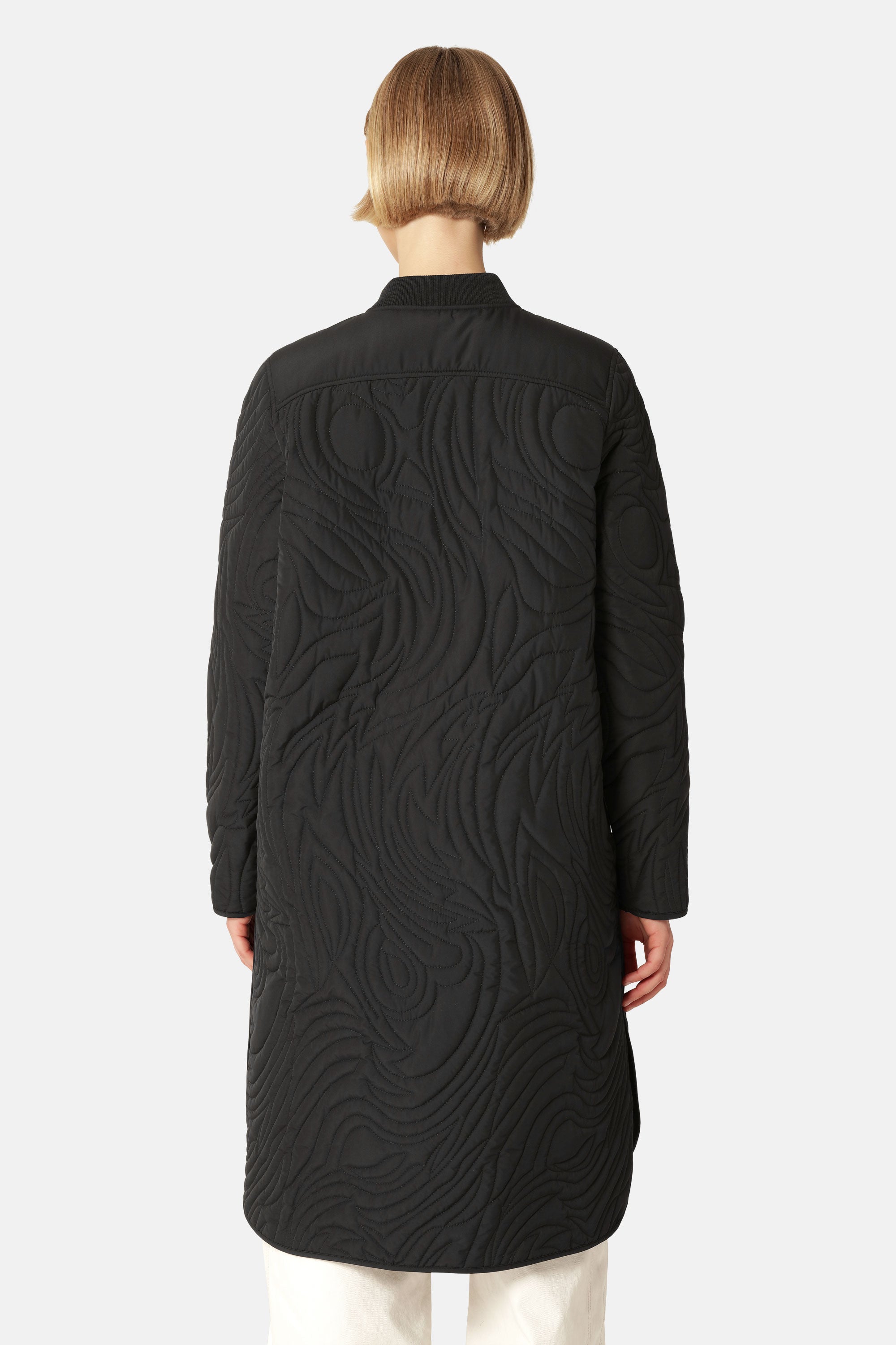 Lang Gewatteerd Jack DUNE06 | Black | Coat | Ilse Jacobsen